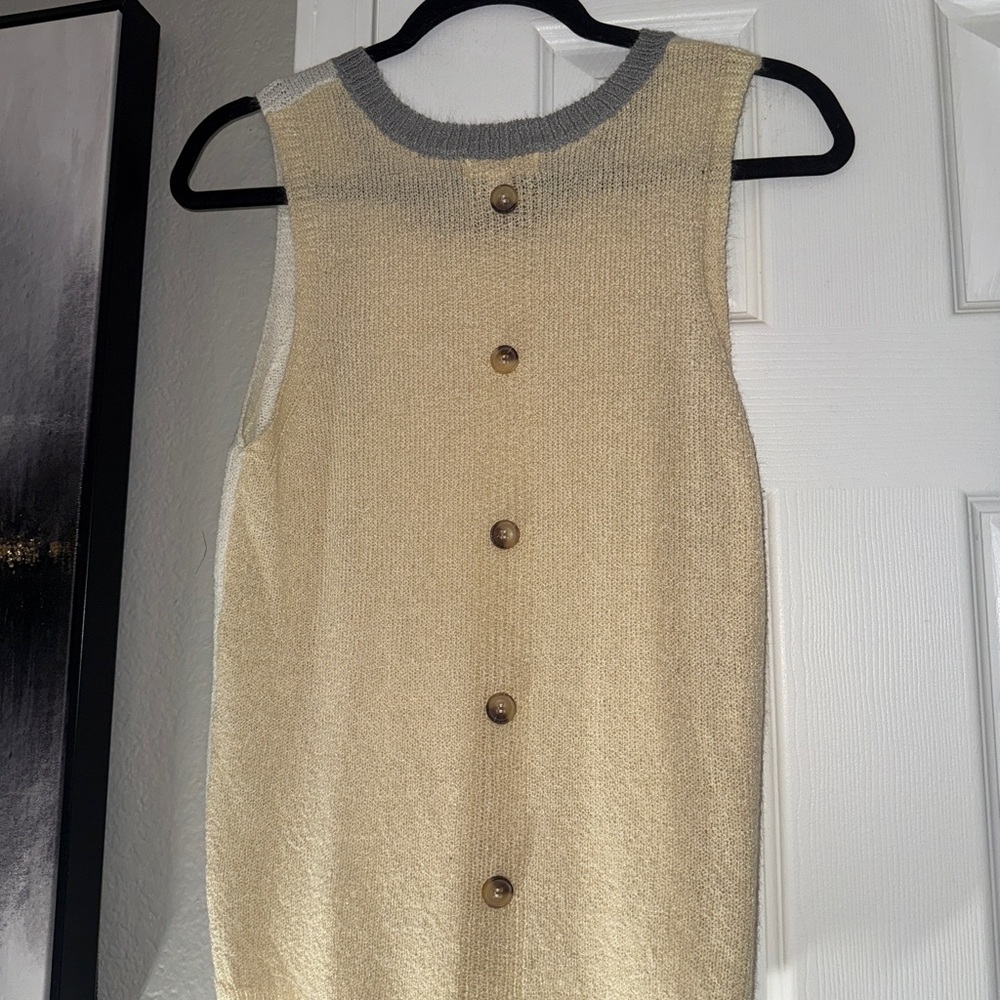 Blu Pepper Cream KnitTop - Picture 3 of 6